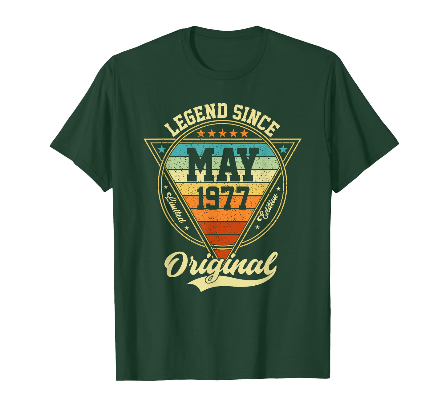 Vintage 48th Birthday Legend Since May 1977 T-Shirt