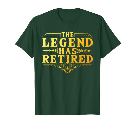 Retirement Art for Men Women Retired Dad Gag Idea Retirement T-Shirt - T-Shirt | Forest