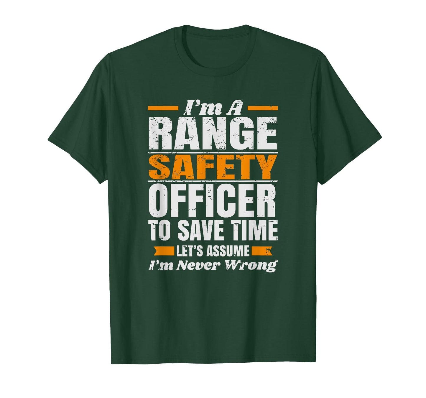 Funny Range Safety Officer RSO Shooting Guard T-Shirt
