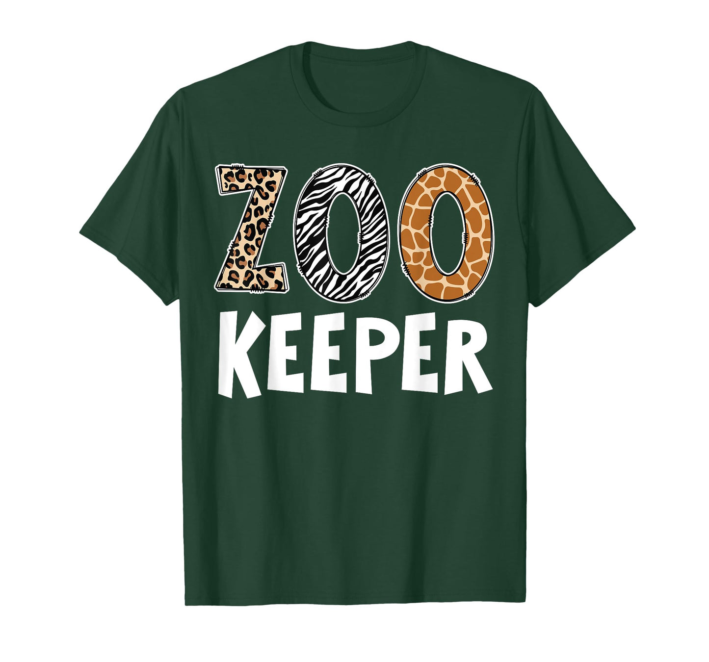 Zookeeper Zoo Keeper Costume Adult Animals Wildlife Safari T-Shirt
