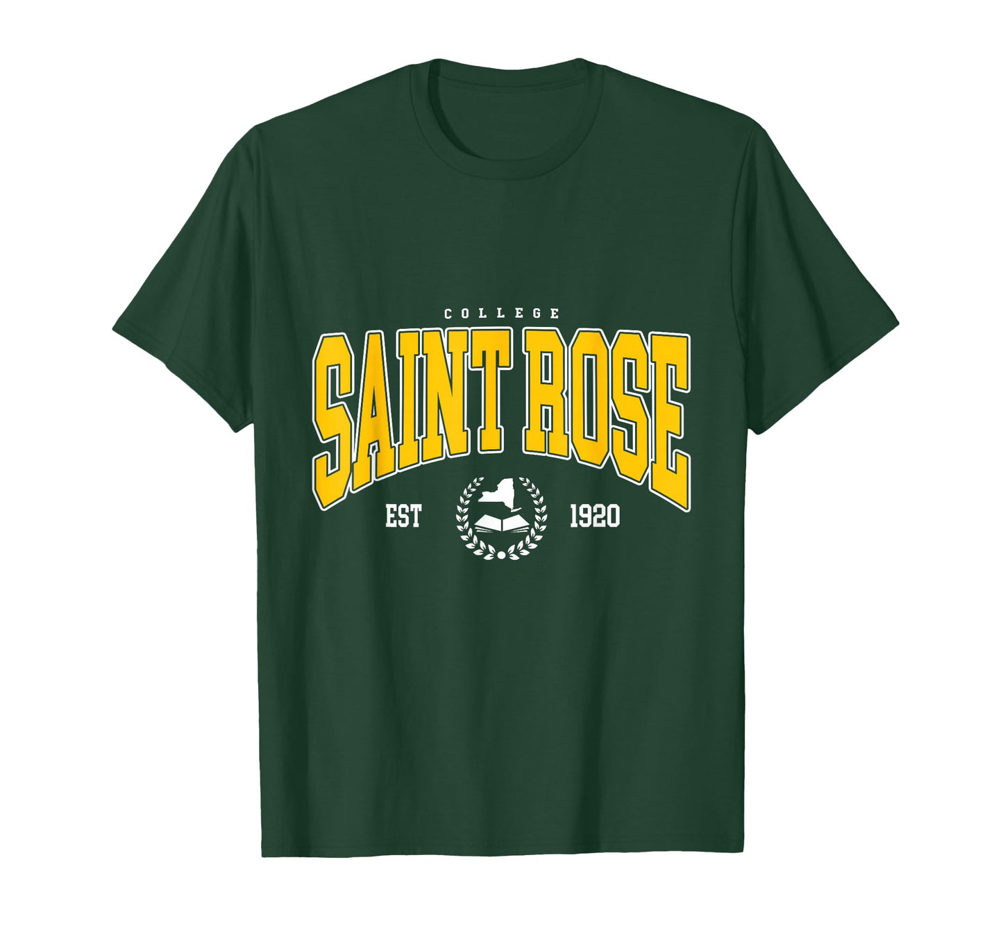 Vintage Saint Rose Arch Athletic Sports Tee for Men Women T-Shirt
