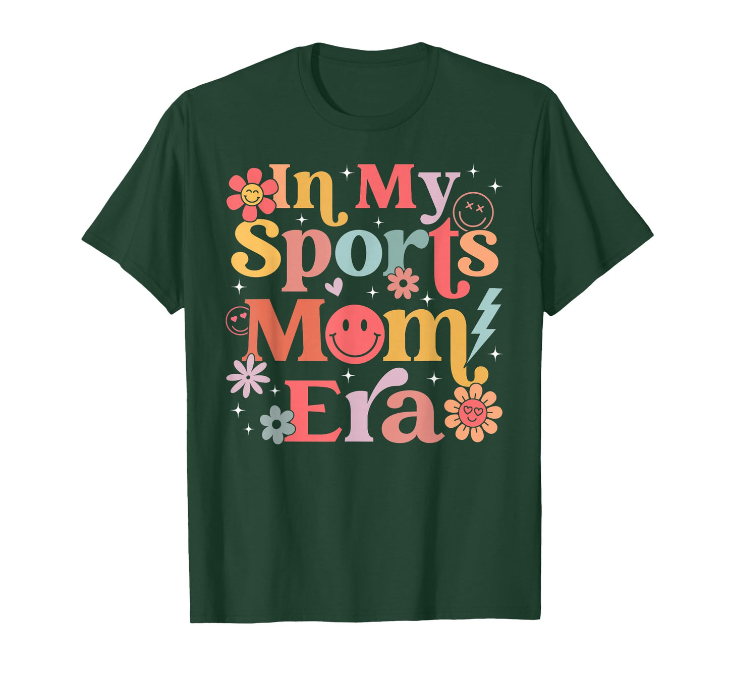 In My Sports Mom Era Sports Mom Life Sports Lover Trendy T-Shirt