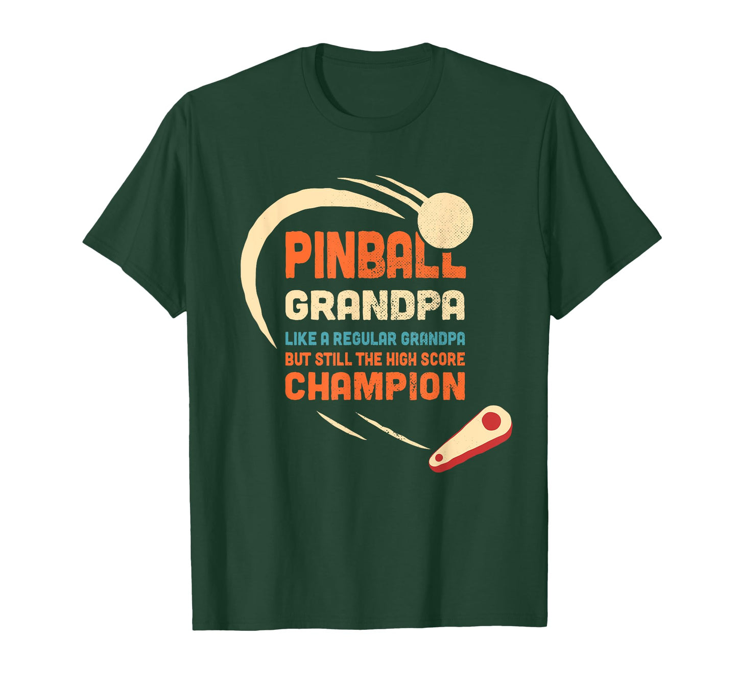Pinball Grandpa Like a regular grandpa But high score champ T-Shirt