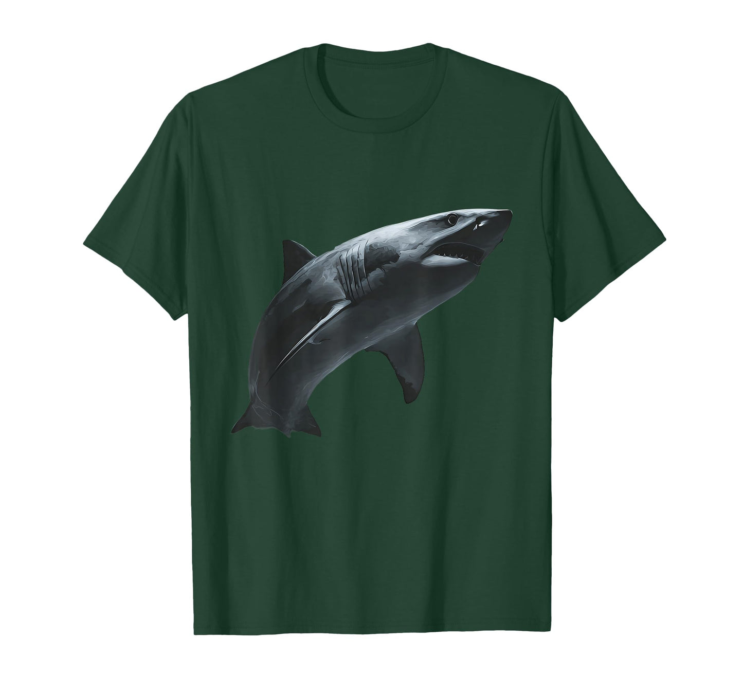 Shark Marine Biology Animal Artwork Sea Ocean Sharks Lover T-Shirt
