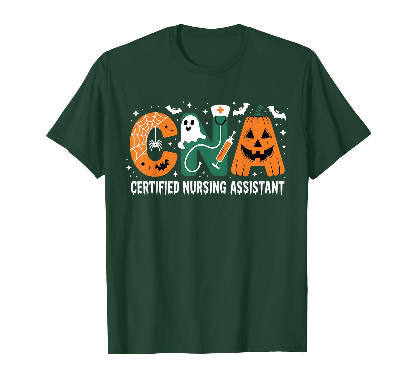 Halloween CNA Shirt Nurse Halloween Pumpkin Nurse Halloween T-Shirt