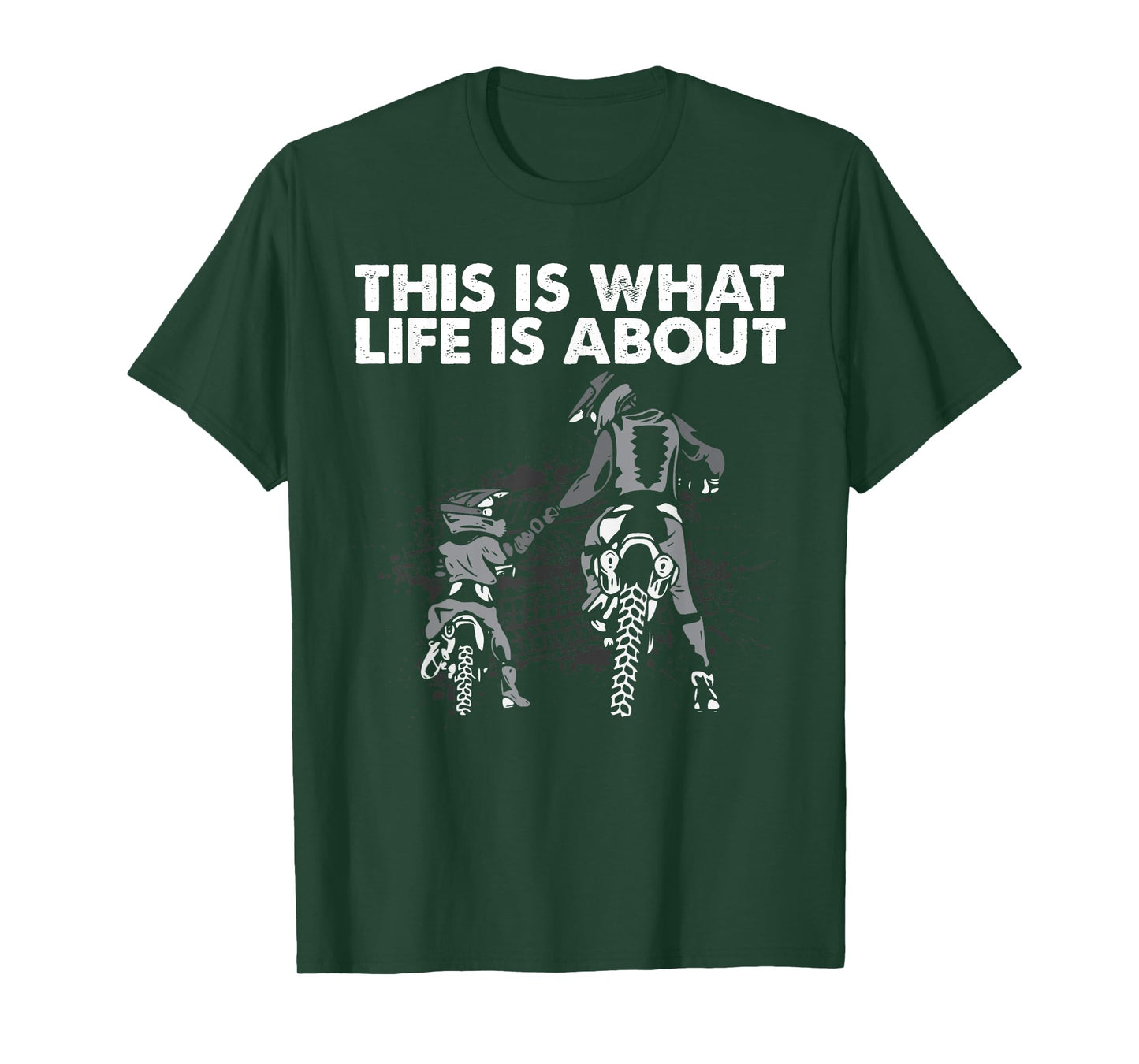 Cute Dirt Bike Father Motocross Lovers MX Family Life Dad T-Shirt