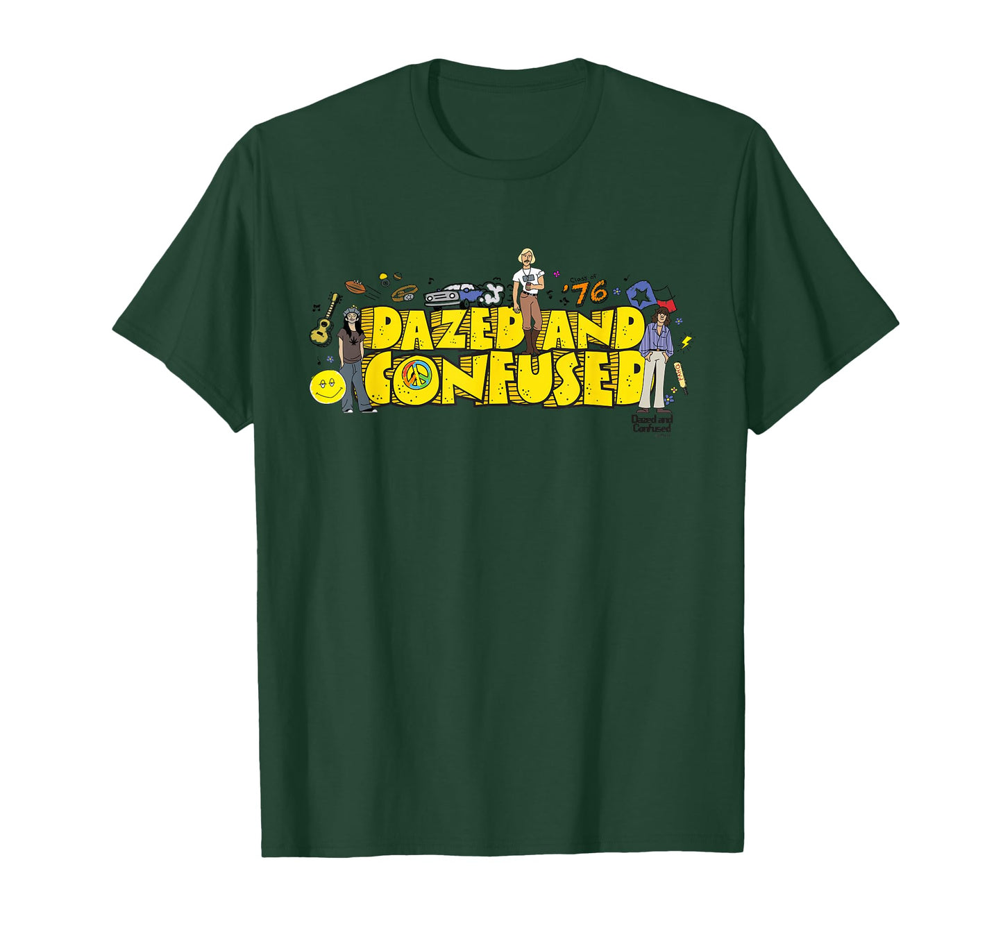 Dazed and Confused 70s Cartoon Style T-Shirt