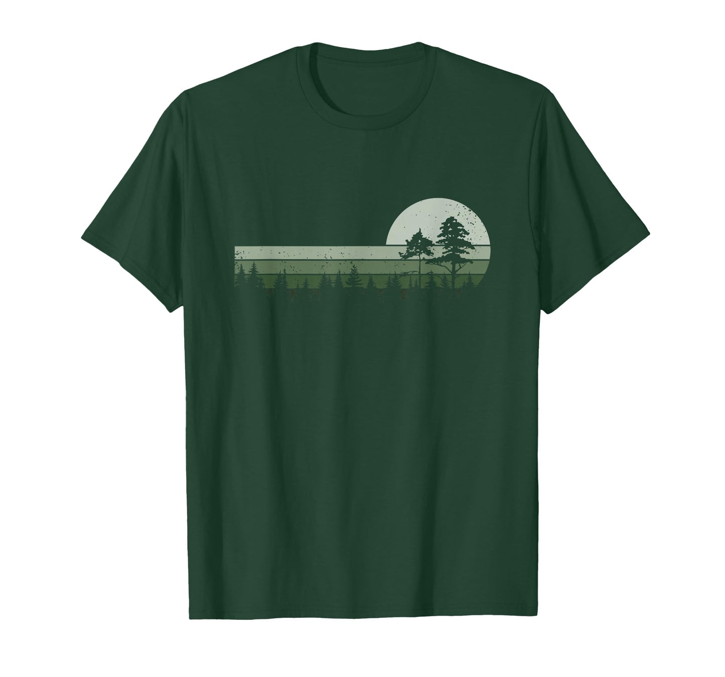Vintage Forest Trees Wildlife Nature T-Shirt