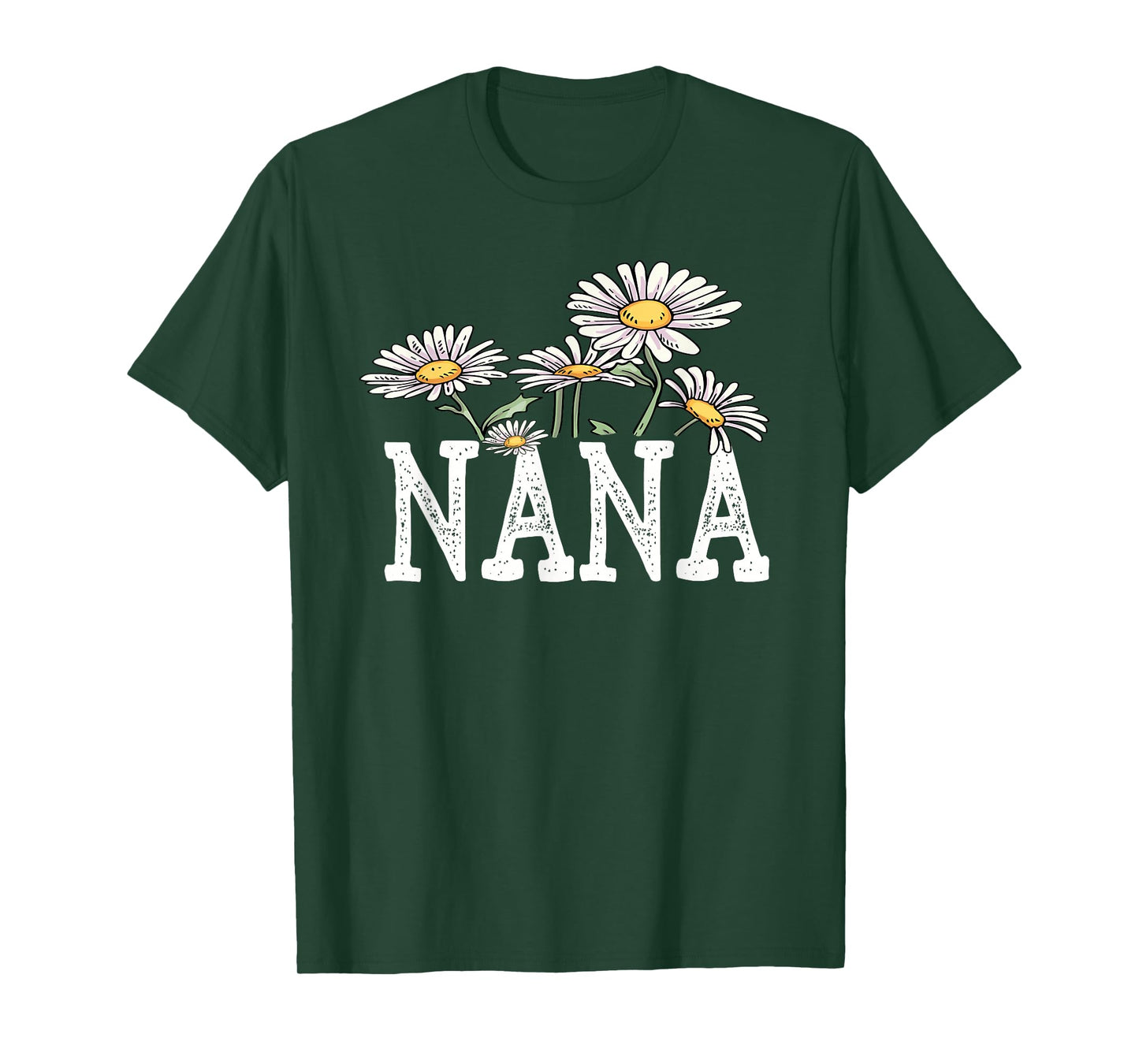 Nana Floral Chamomile Design Mother's Day Gifts Nana T-Shirt