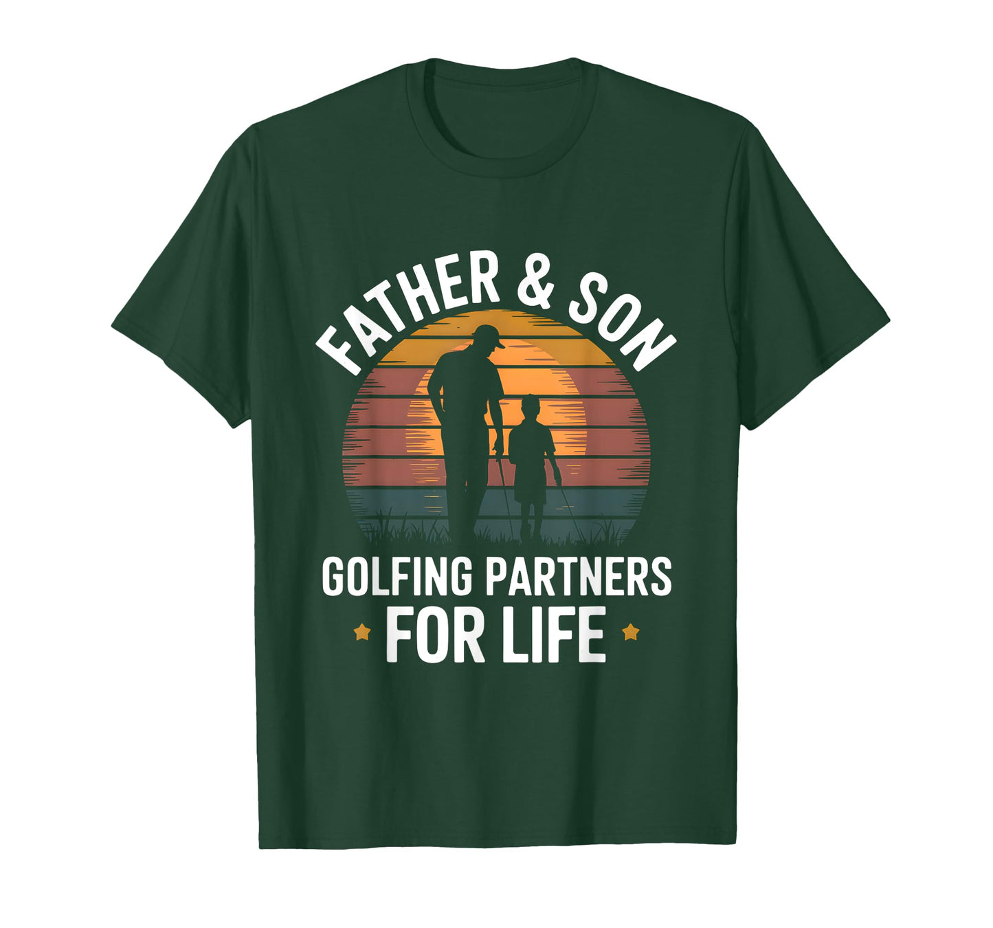 Father Son Golfing Partners Family Golf Matching Dad Golfer T-Shirt