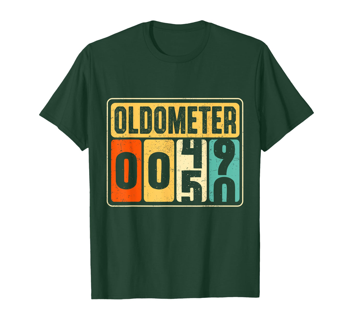 Oldometer 50 Vintage Birthday present for 50 Year Olds T-Shirt