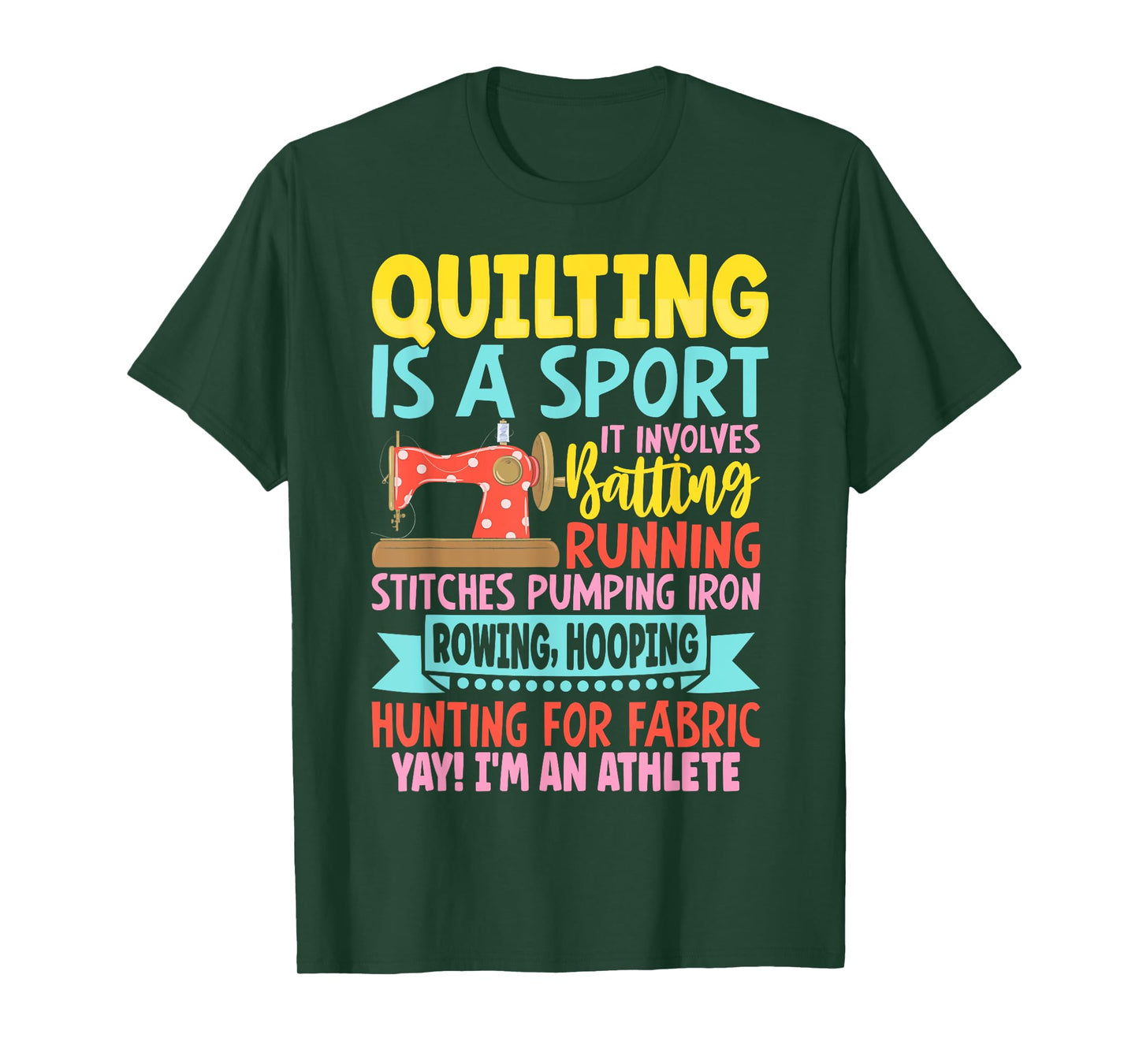 Funny Quilting Design For Women Girls Sewing Quilter T-Shirt