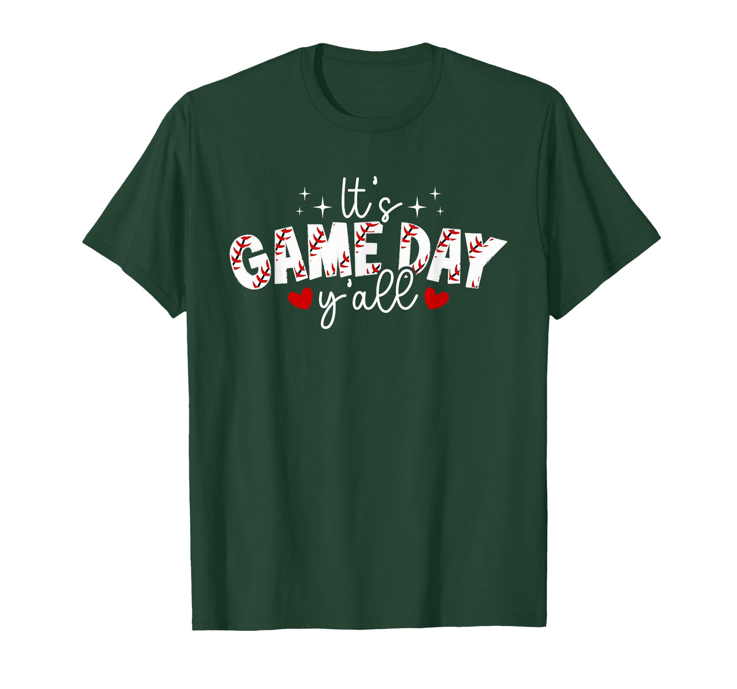 It's Game Day Y'all Baseball Game Day Baseball T-Shirt