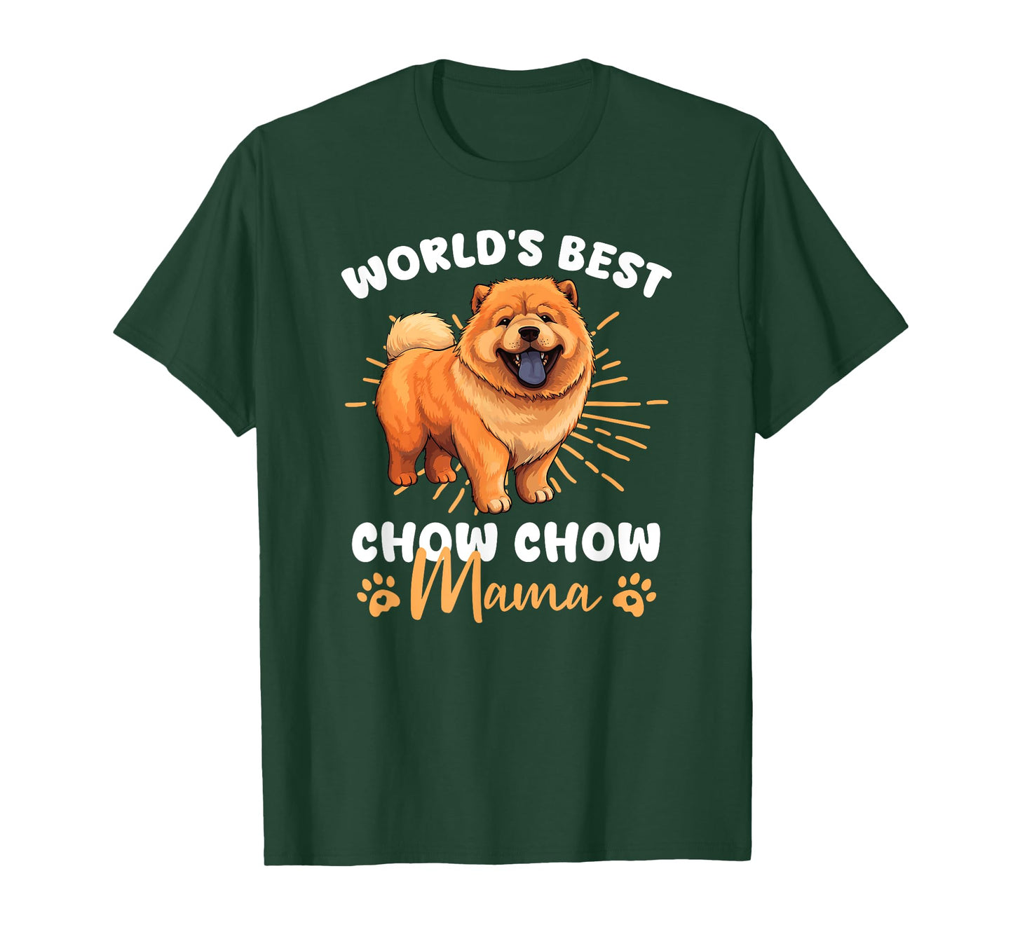 Chow Chow Dog Groovy World's Best Chow Chow mama T-Shirt for Men Women Kids