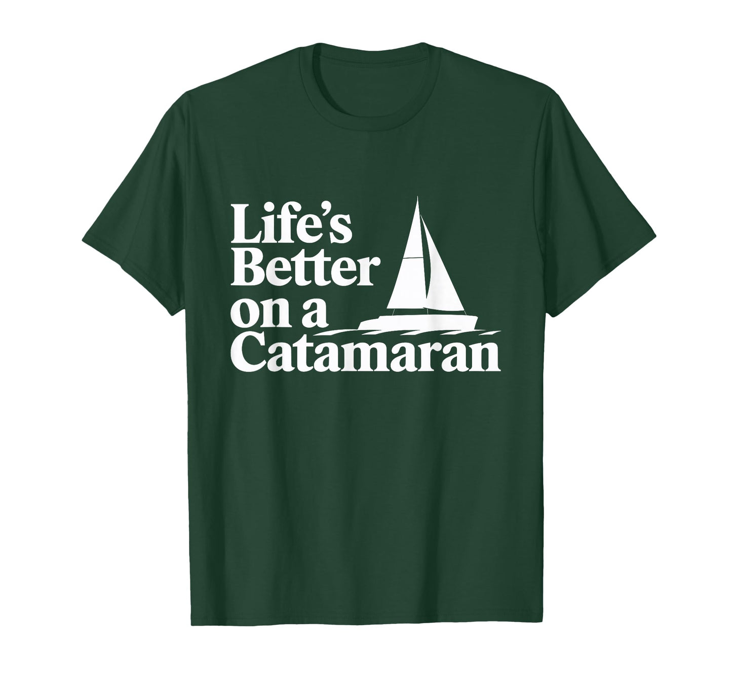 Catamaran Sailing Yachting Boating Ocean Explorer Maritime T-Shirt