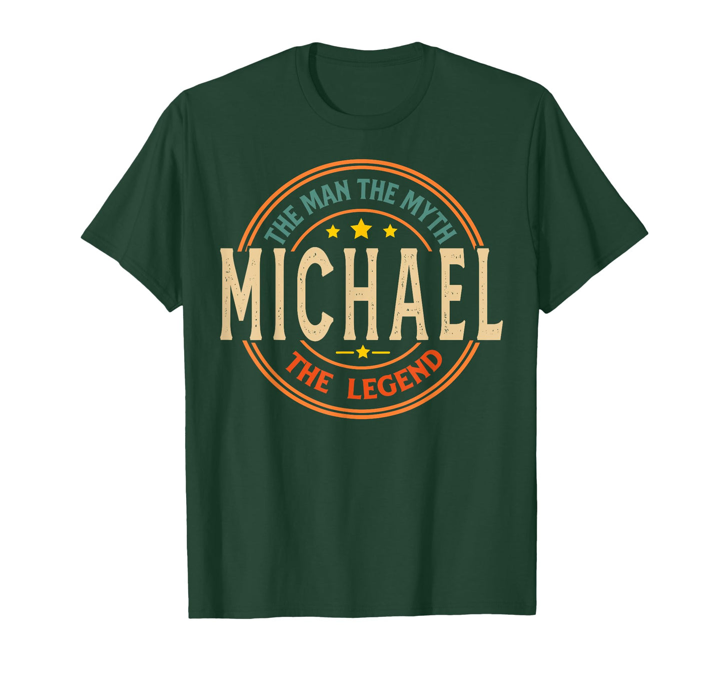 MICHAEL The Man The Myth The Legend Vintage Personalized T-Shirt