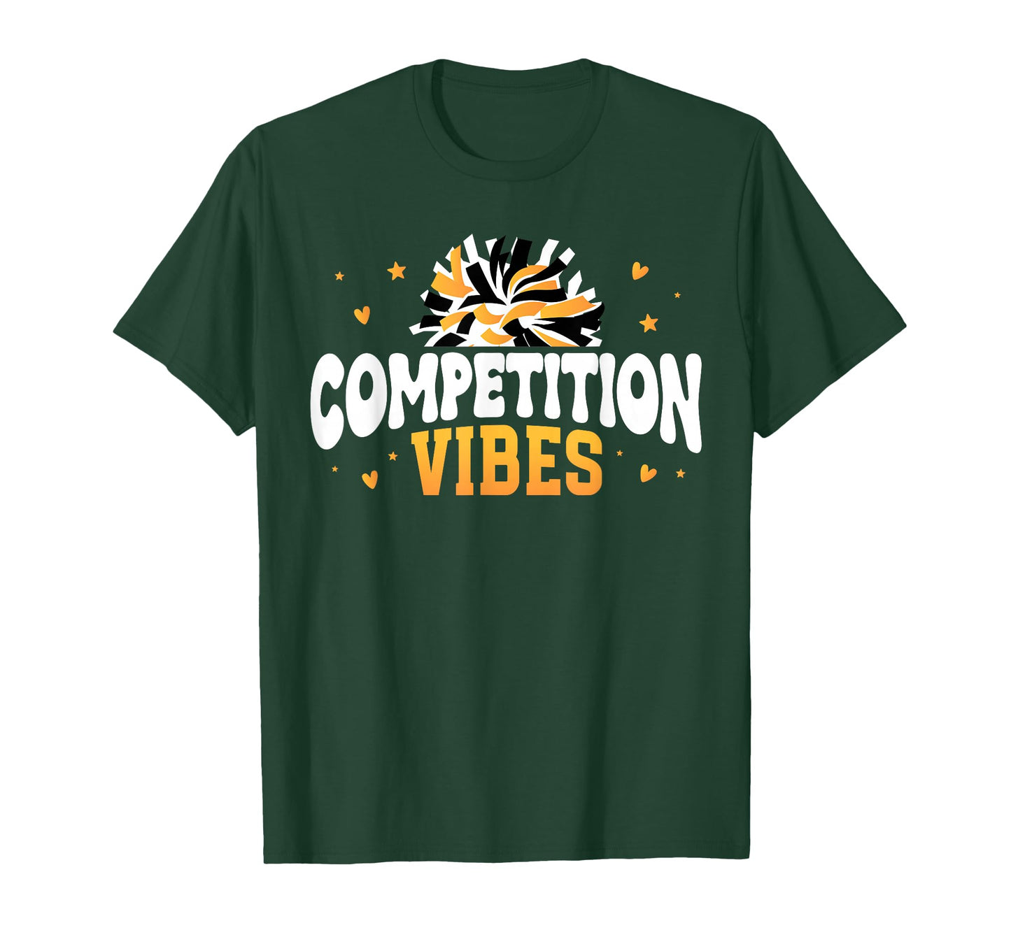 Competition Vibes Cheer Comp Day Cheerleader Competition Day T-Shirt