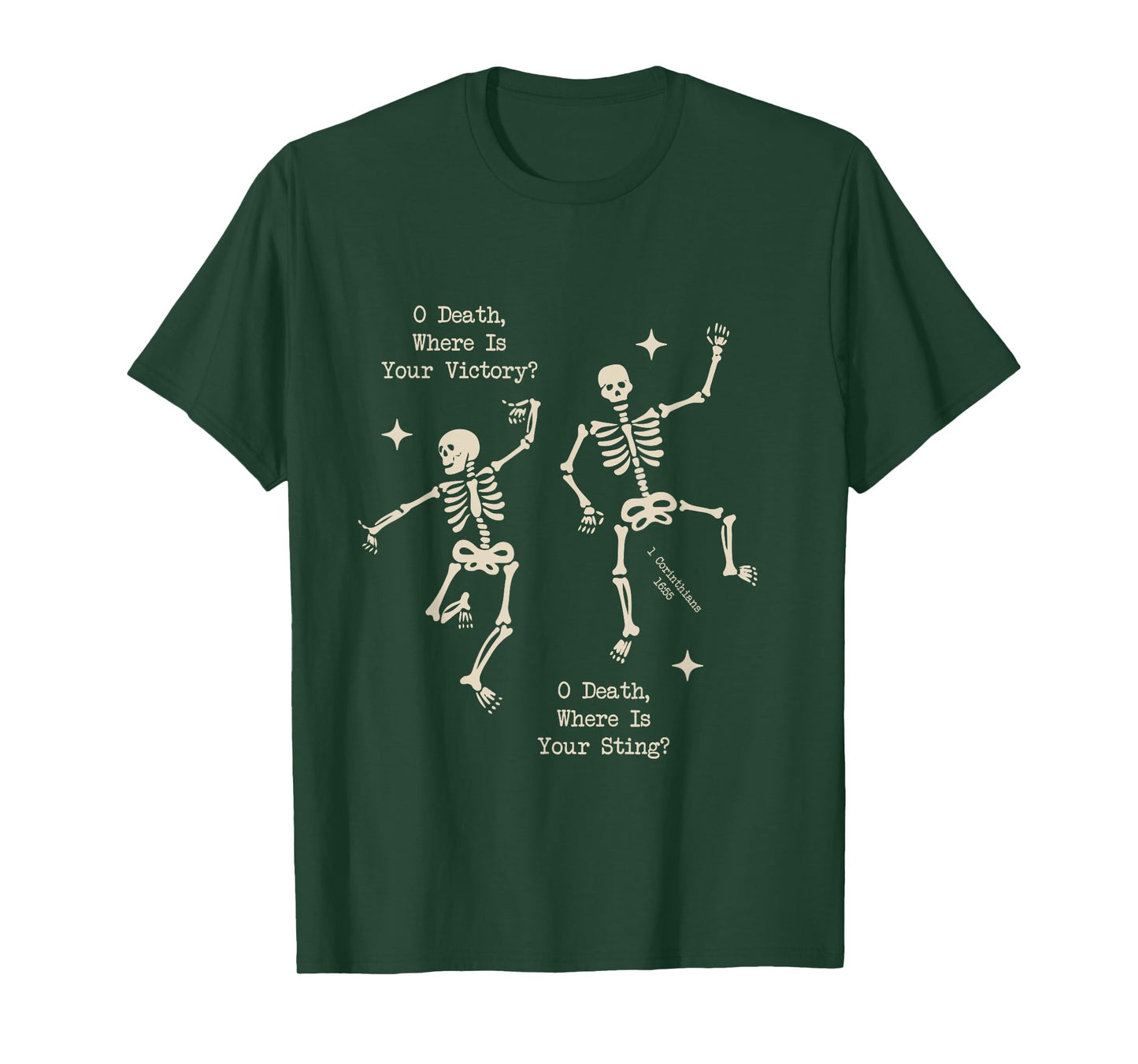 Dry Bones Come Alive Skeleton Dancing Christian Halloween T-Shirt