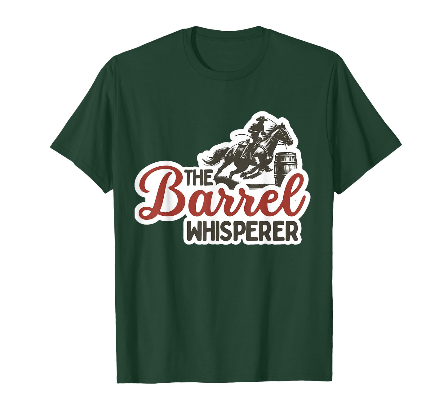 Barrel Racing Shirt Horse Barrel Racer Rodeo Cowgirl T-Shirt