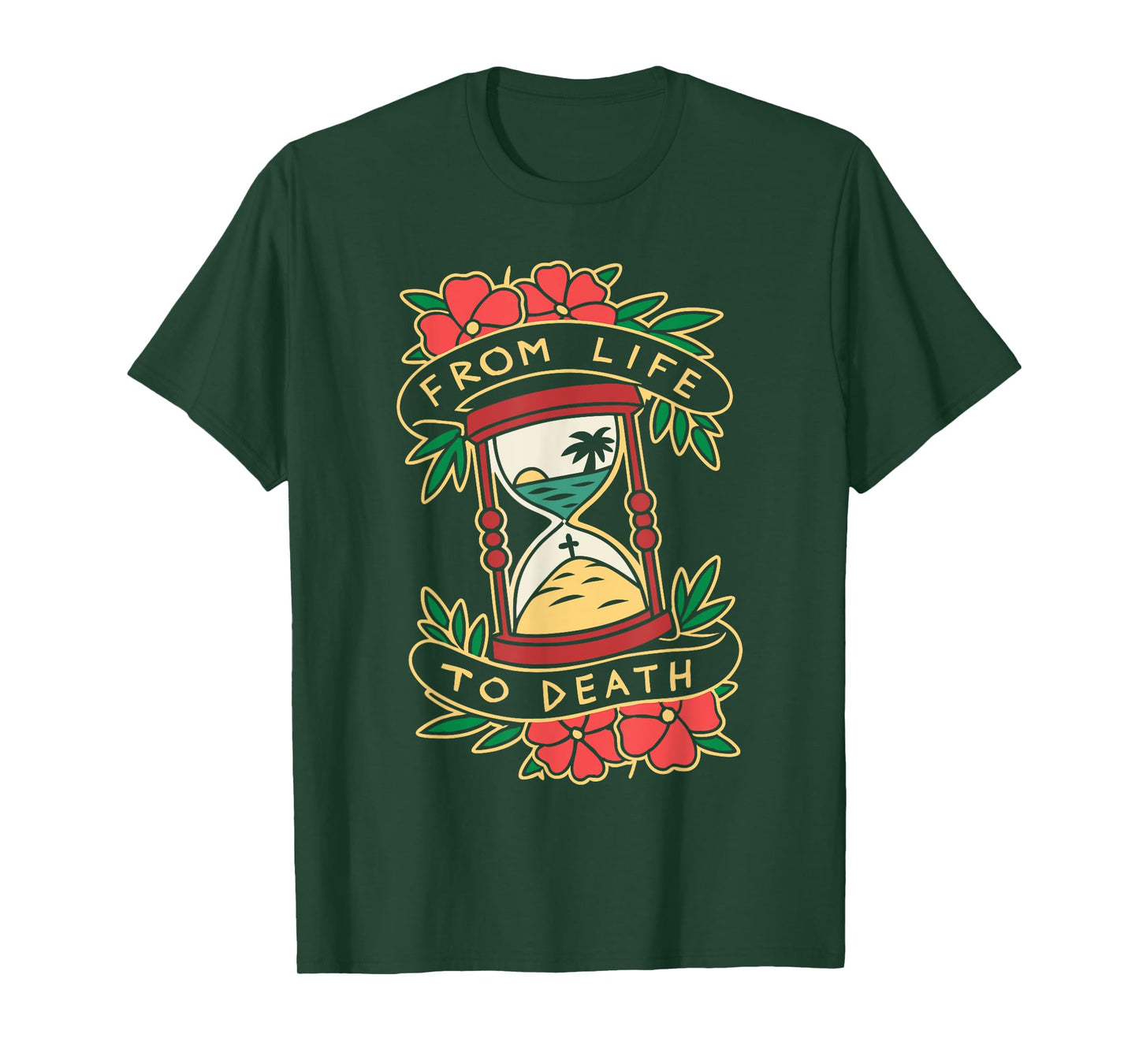 From Life to Death Symbolic Hourglass T-Shirt