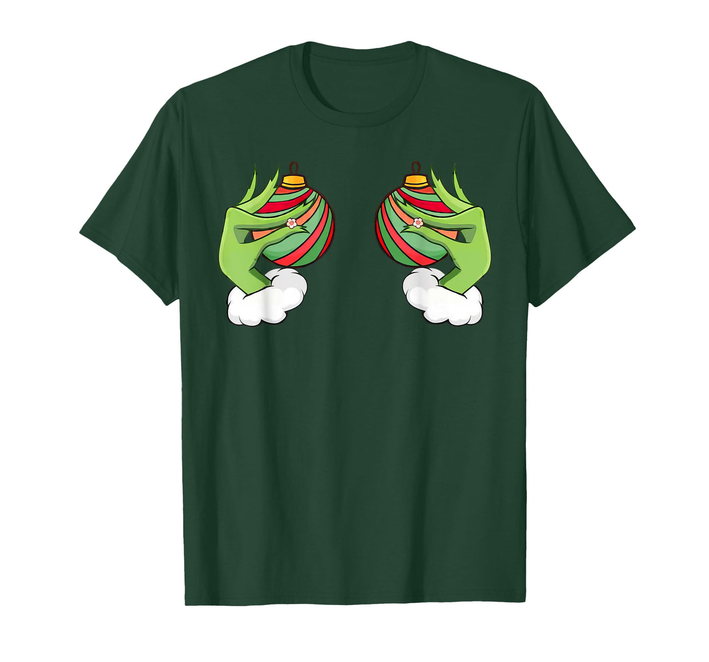 Christmas Ornament Boobs Funny Christmas T-Shirt