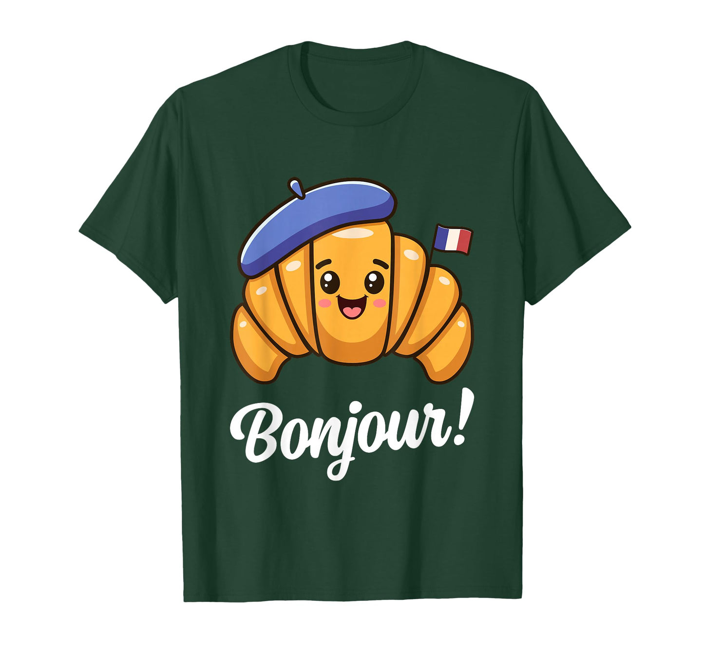 Croissant French Saying Quote France Baking Breakfast Funny T-Shirt