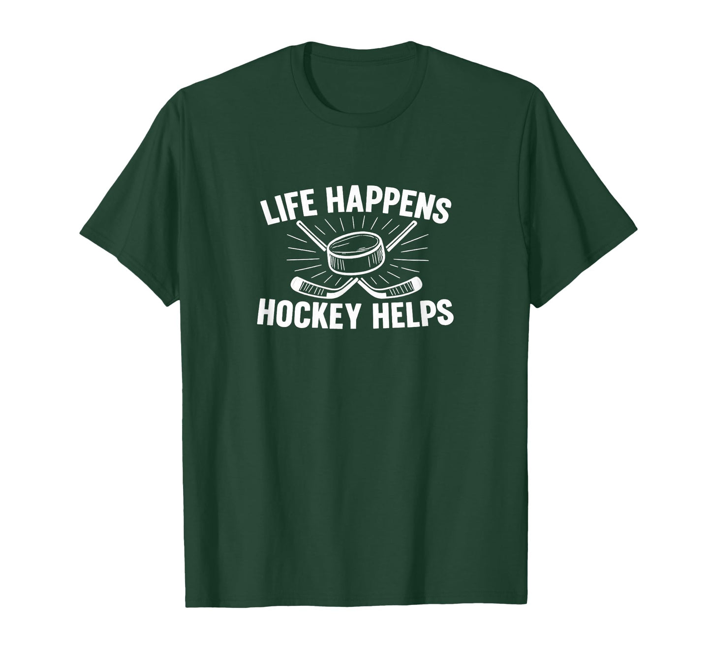 Life Happens - Hockey Helps - T-Shirt