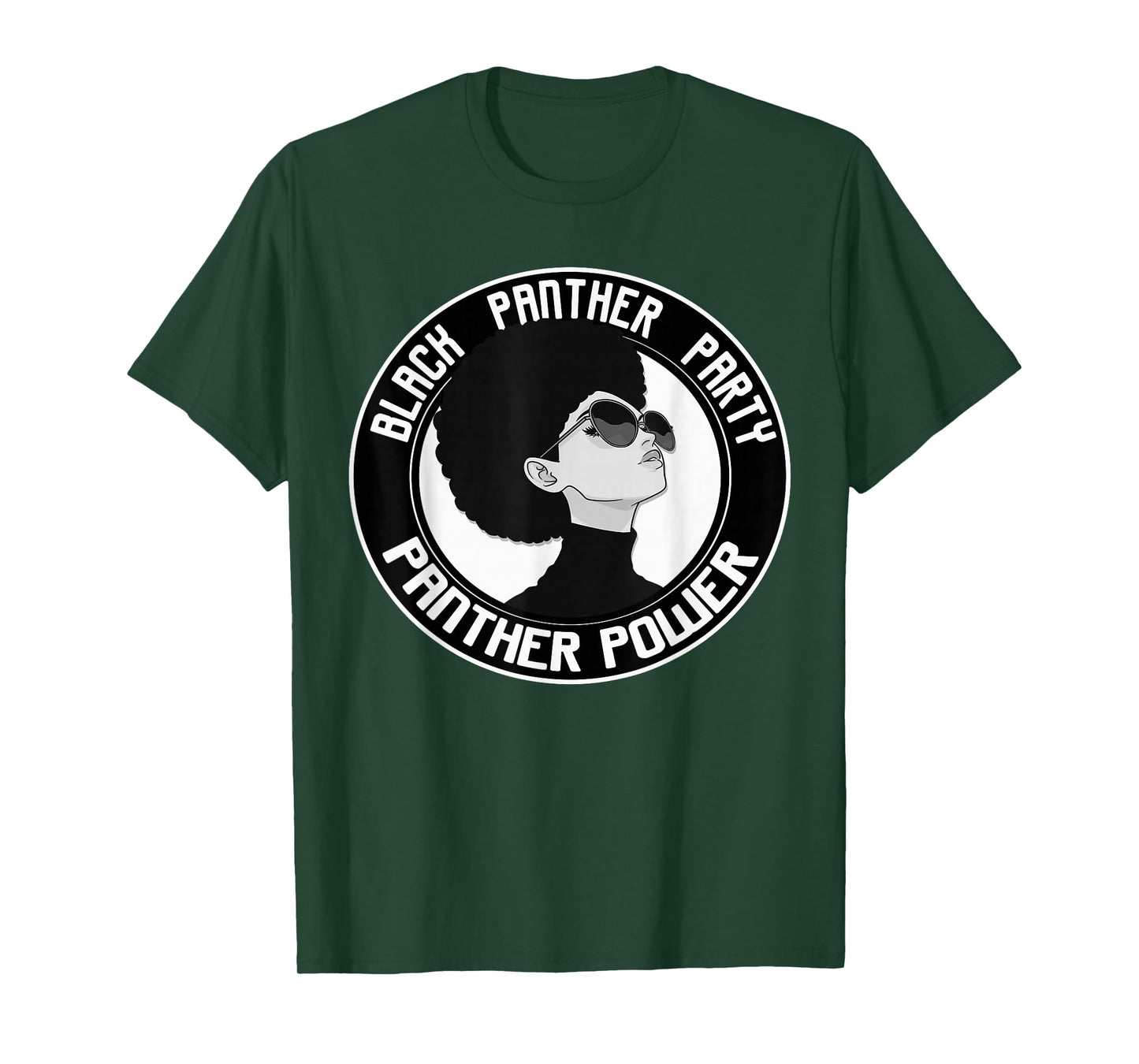 Black Power Panther Party 1966 Natural Hair Afro Melanin T-Shirt