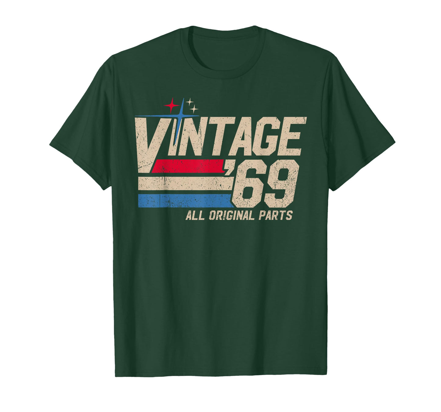 Vintage '69 Retro 56th Birthday for Men Dad USA Since 1969 T-Shirt