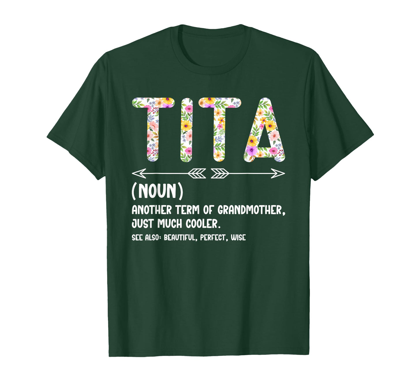 Proud Tita Grandma For Mother's Day Tita Definition Tita Grandma Tita Grandmother T-Shirt