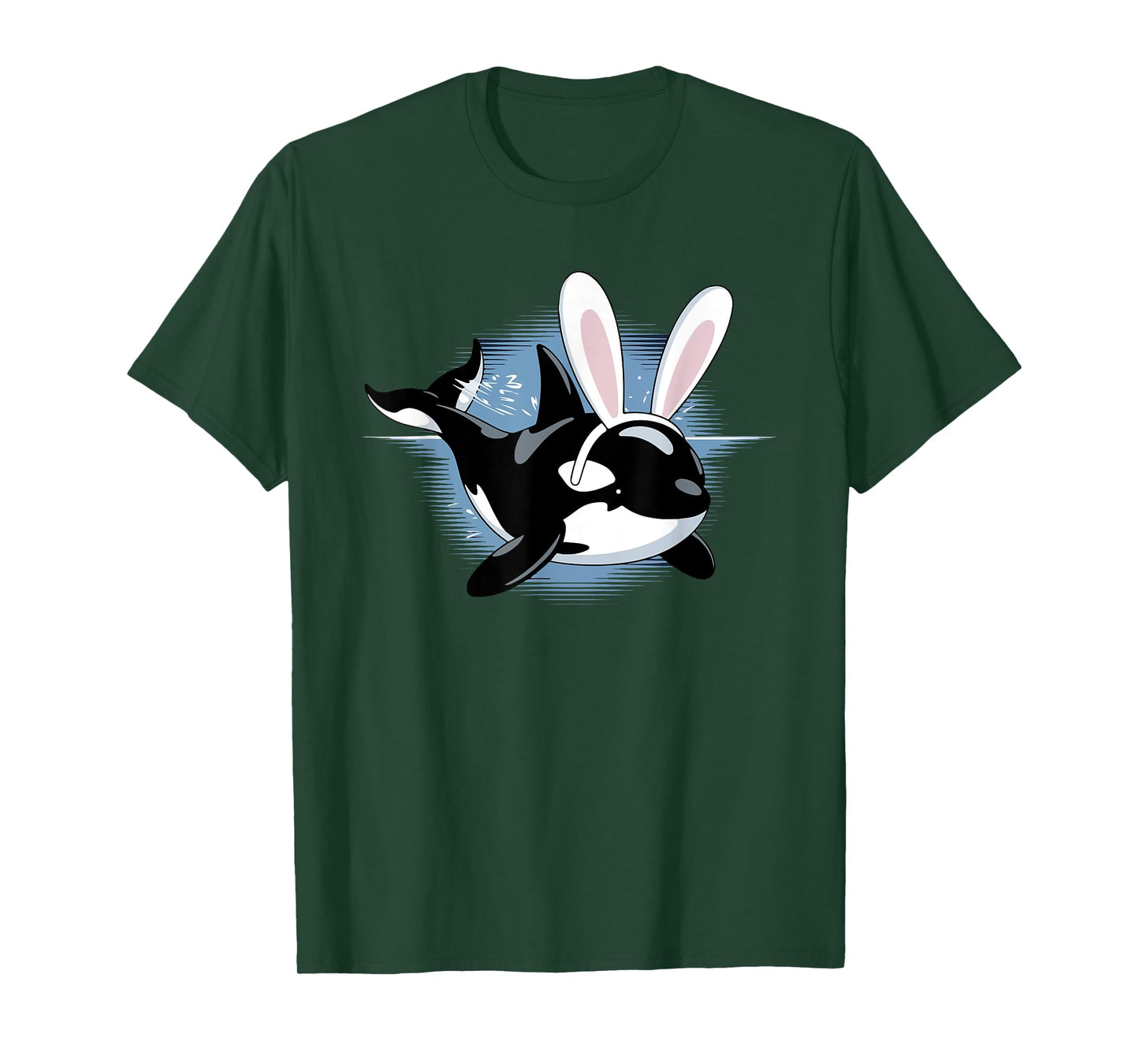 Orca with Ears Funny Easter Kids Boys Girls T-Shirt