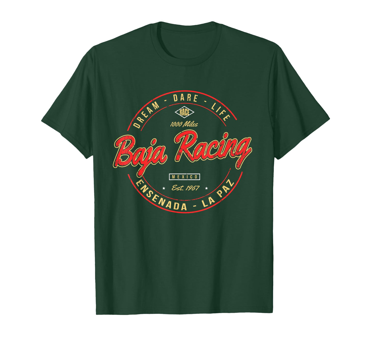 Baja California Racing For all who Race 1000 Miles or more T-Shirt