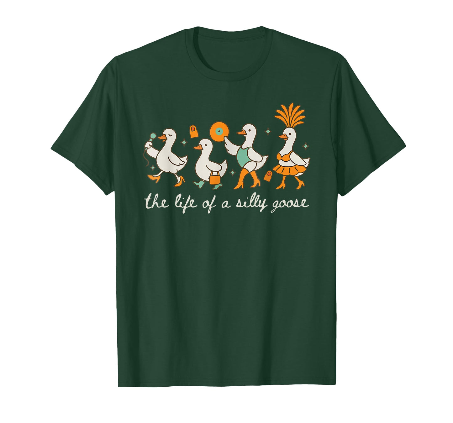 The Life of a Goose Funny Trendy Meme Show Girl Friends T-Shirt