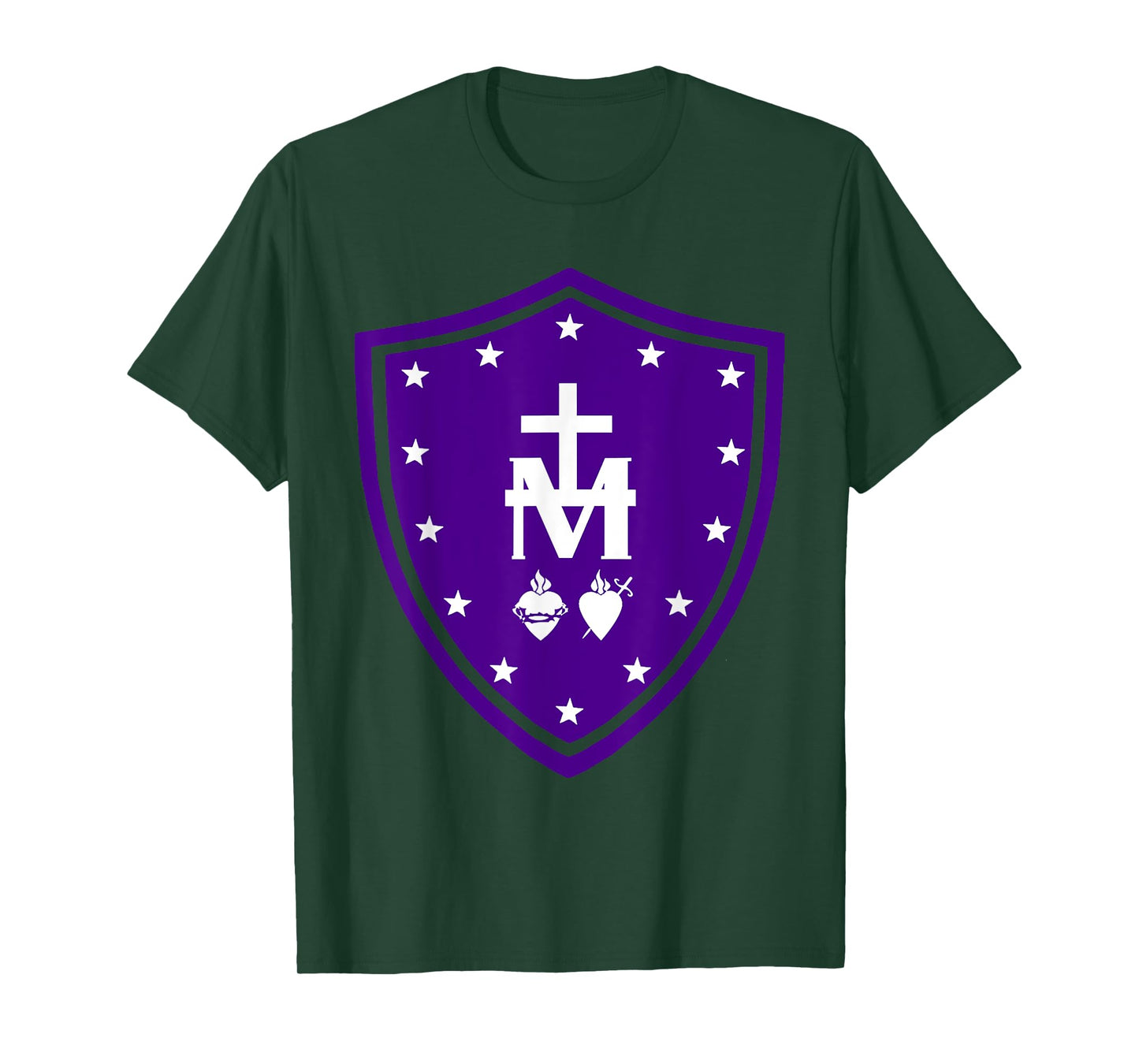 Immaculate Heart Of Mary Devotion Faithful Symbol T-Shirt