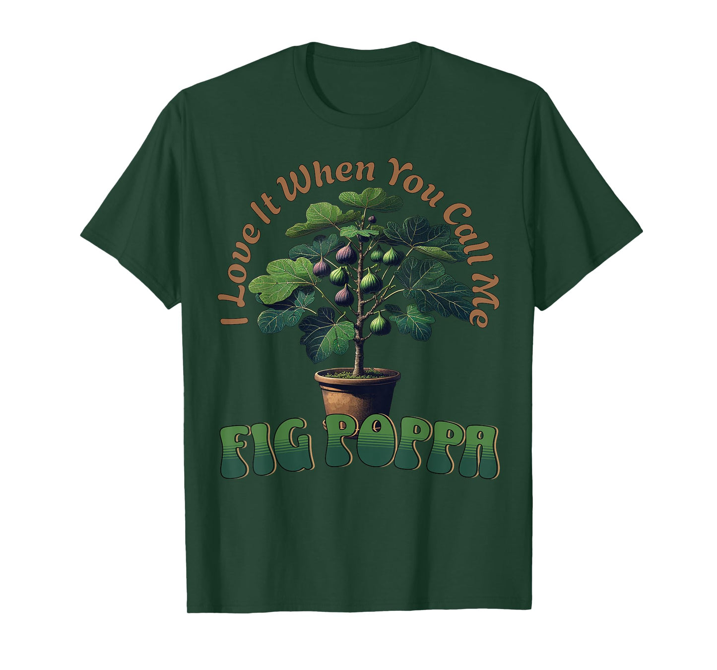 Funny Fig Tree for Gardeners And Fruit Orchard Growers T-Shirt
