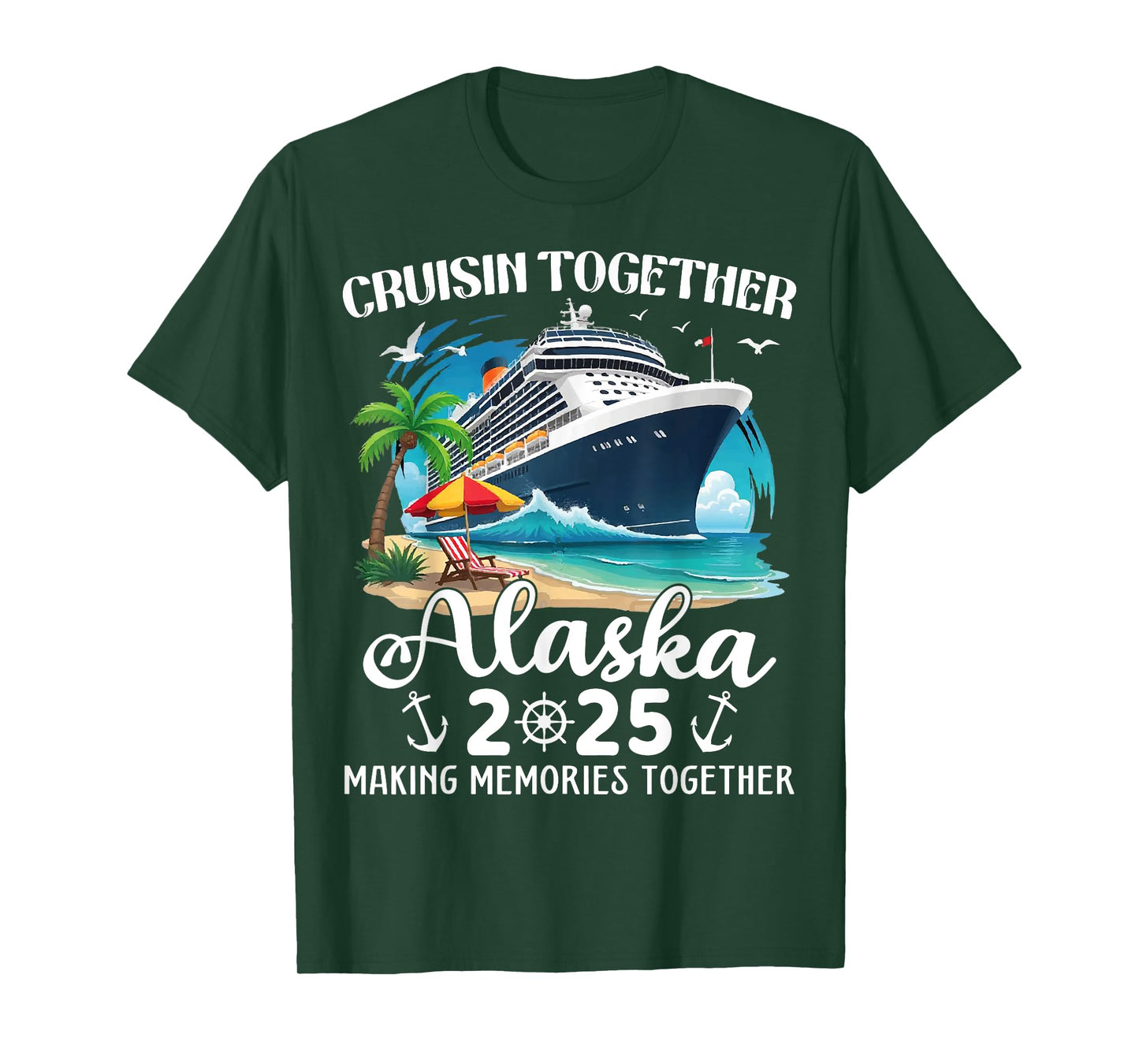 Alaska Cruise 2025 Cruisin Together Family Matching Cruise T-Shirt