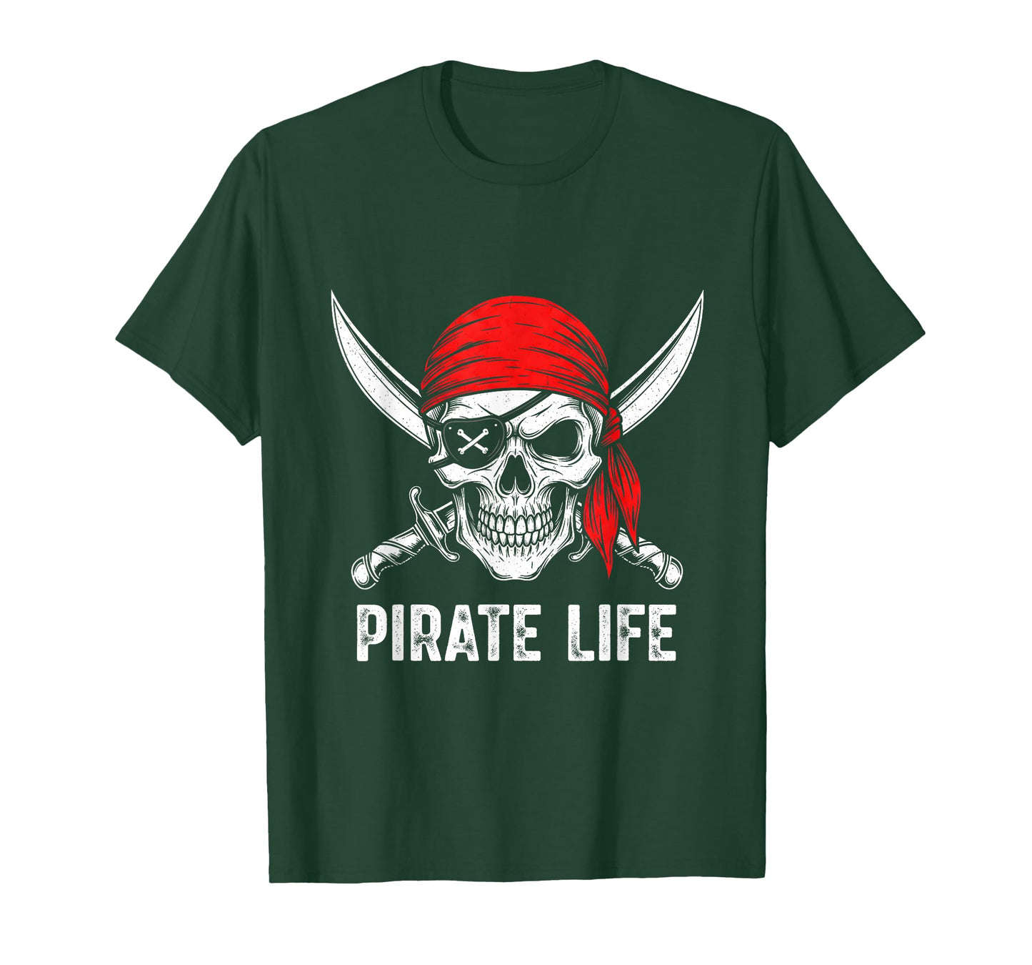 Halloween Skull Pirate of The Caribbean Costume Men Women T-Shirt