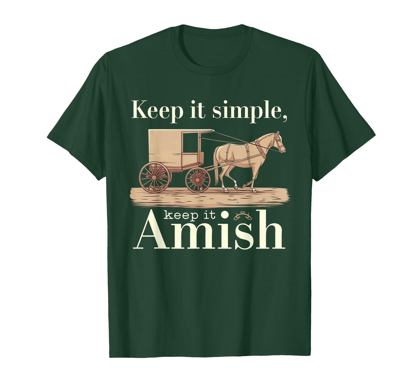 Amish Buggy – Classic Countryside Design T-Shirt