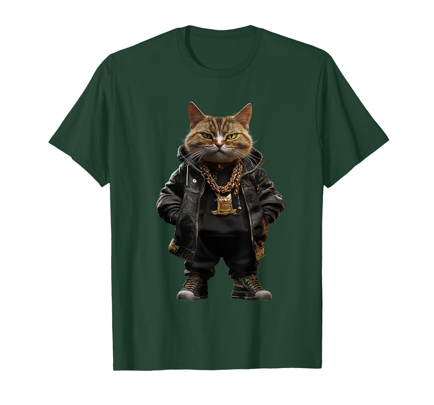 Thug Gangster Life Cat For Hip Hop Fans Meme and Cat lovers T-Shirt for Men Women