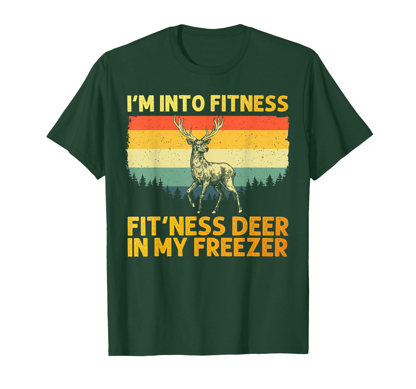 Deer Hunting Art for Men Women Wildlife Hunter Deer Hunting T-Shirt