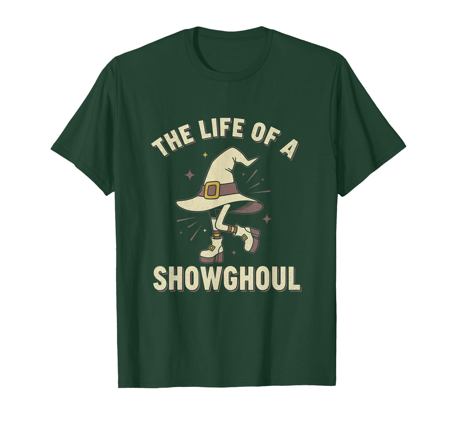 The Life of a Showghoul Creepy Retro Vintage Design T-Shirt