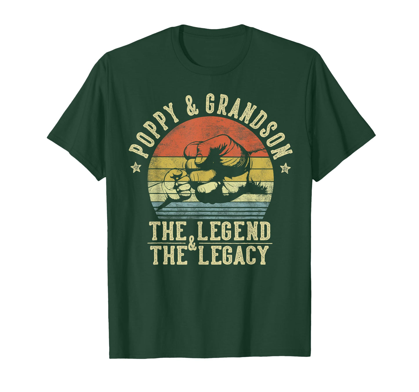 Poppy and Grandson The Legend And The Legacy Gifts Poppy T-Shirt