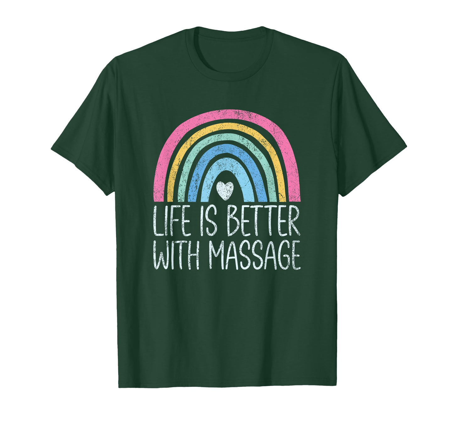 Vintage Life Is Better With A Massage LMT Massage Therapist T-Shirt