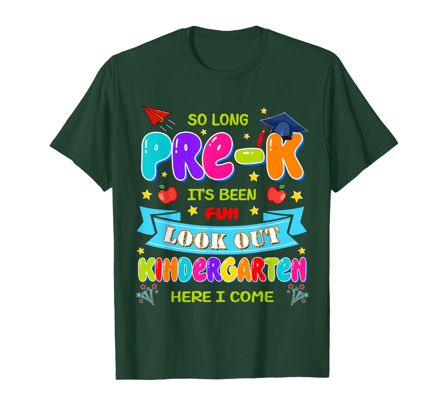 Preschool Graduation 2025 Pre-k Graduate Kids Boys Girls T-Shirt