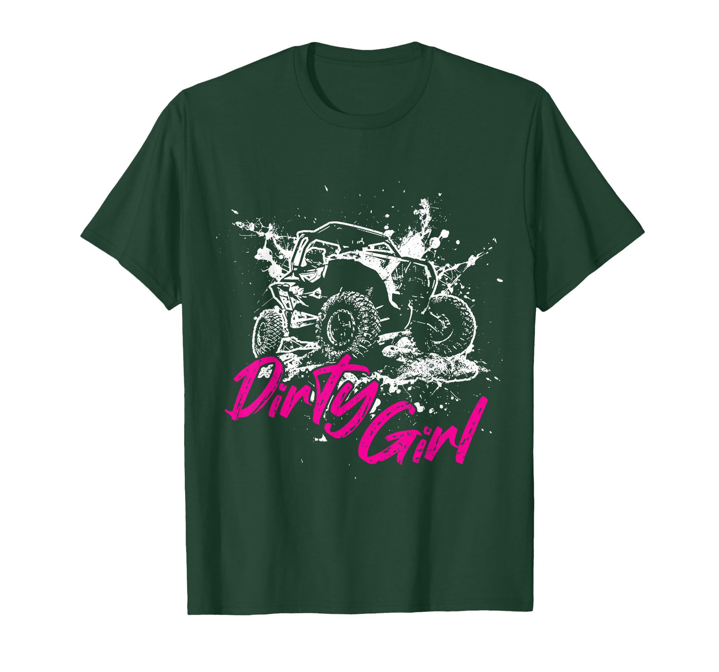 SXS UTV Dirty Girl Adventure Offroad Trail Riding Fun T-Shirt