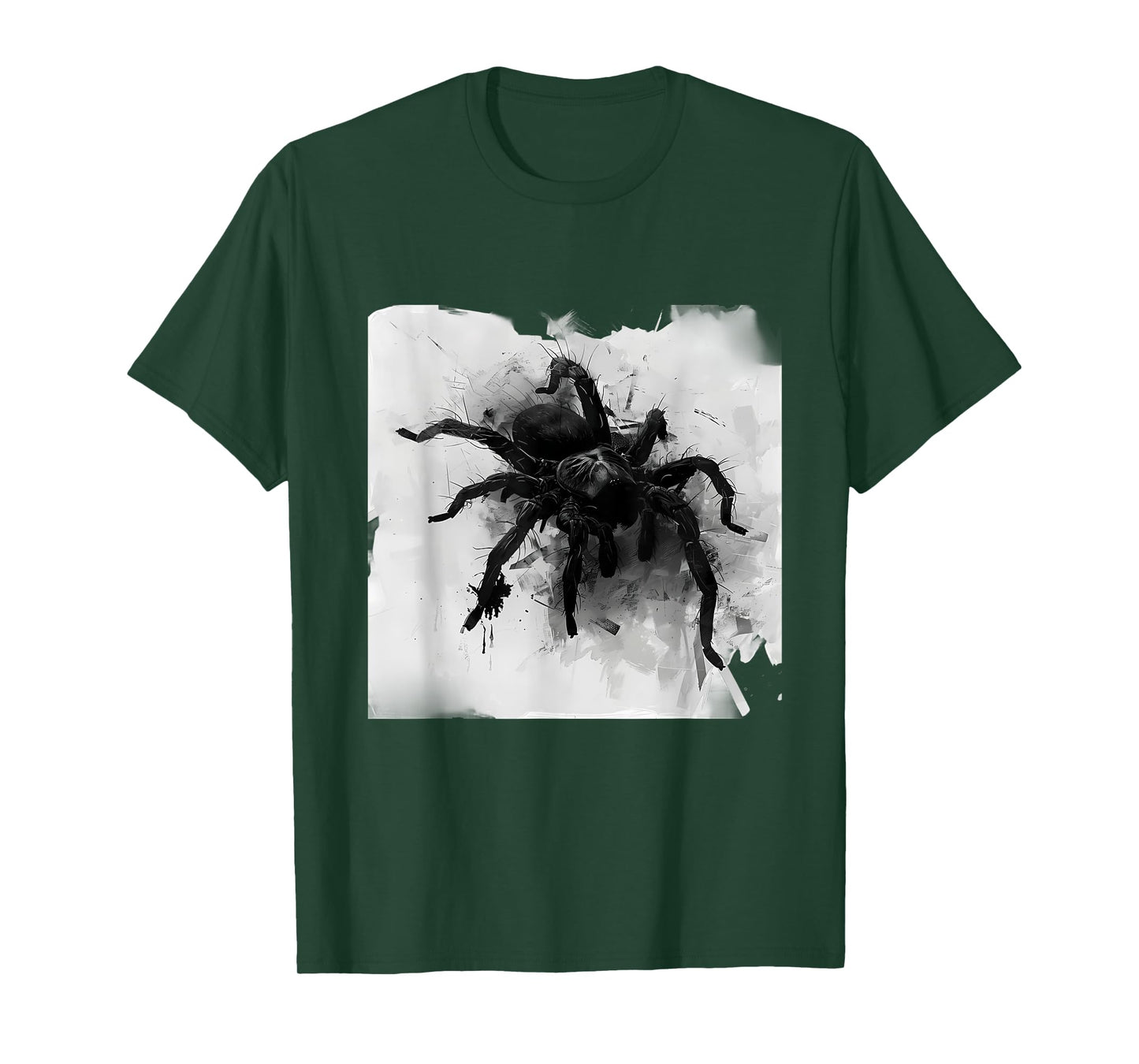 Tarantula Spider Drawing Animal Print Nature Wildlife T-Shirt