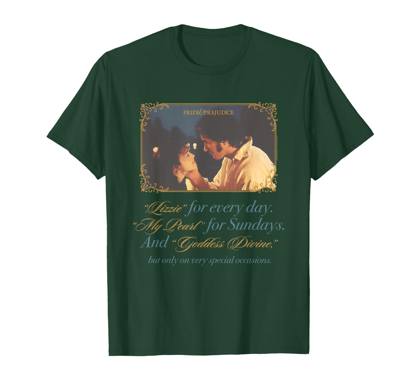 Pride & Prejudice Mrs. Darcy Movie Still T-Shirt