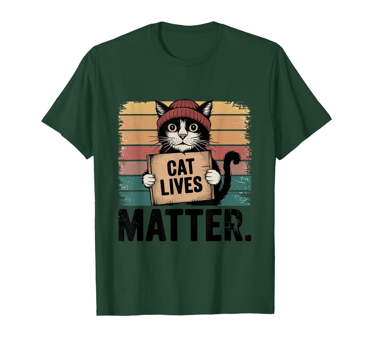 Donald Trump 2024 Cats Lives Matter Please Don't Eat My Cat Men Women T-Shirt