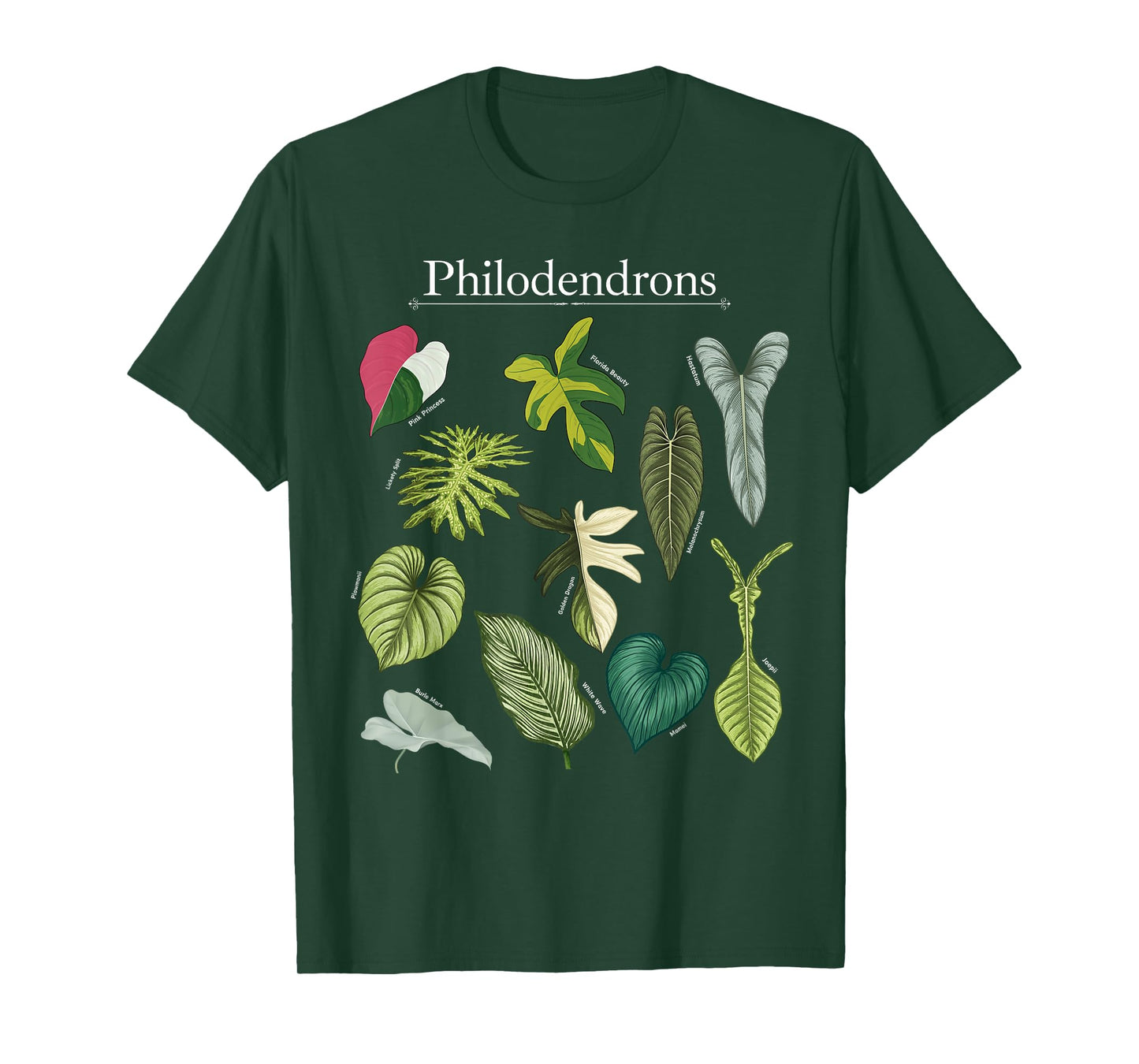 Philodendron Varieties Florida Beauty Joepii House Plants T-Shirt