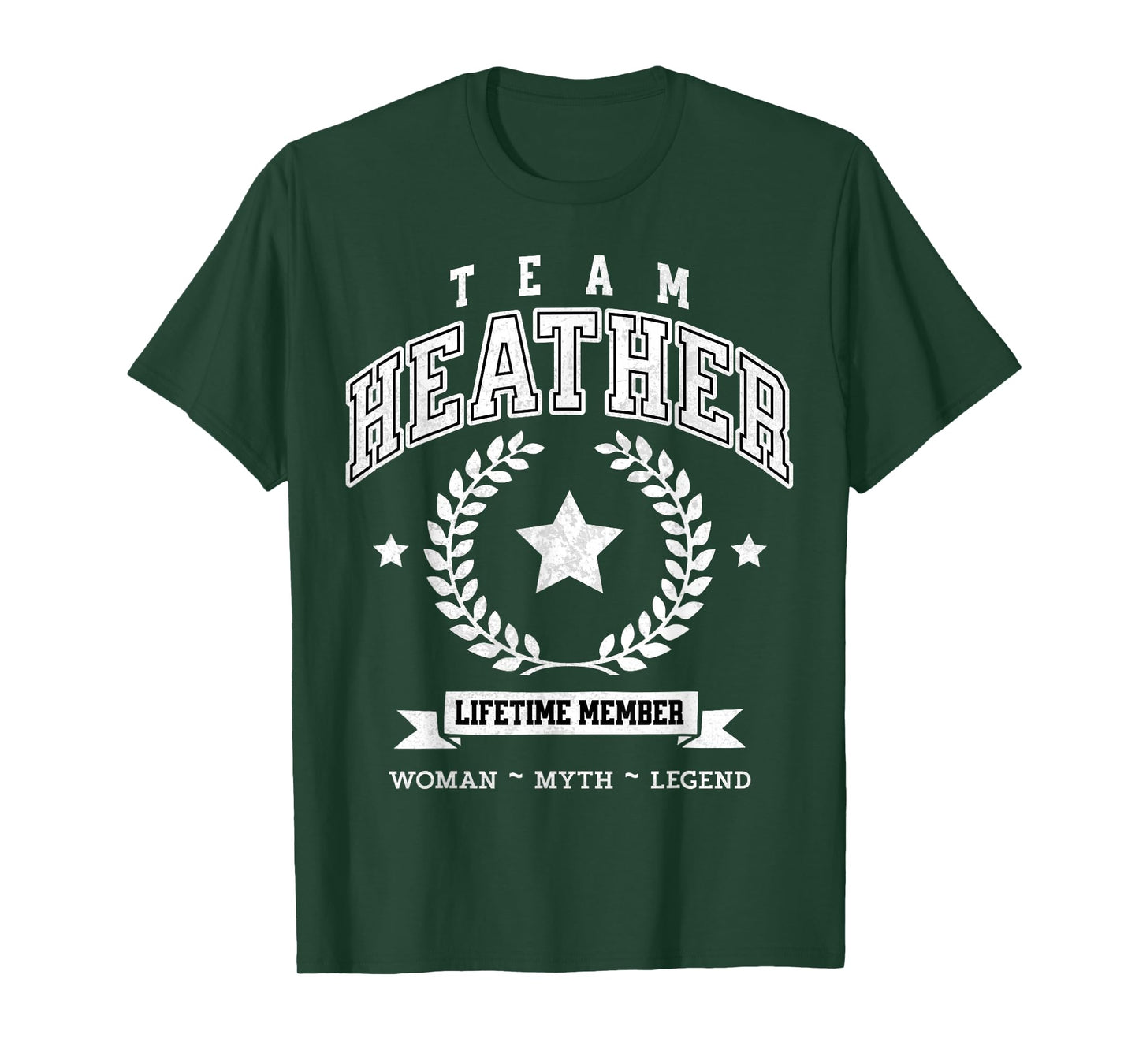 Team Heather Lifetime Member Funny Name Support T-Shirt